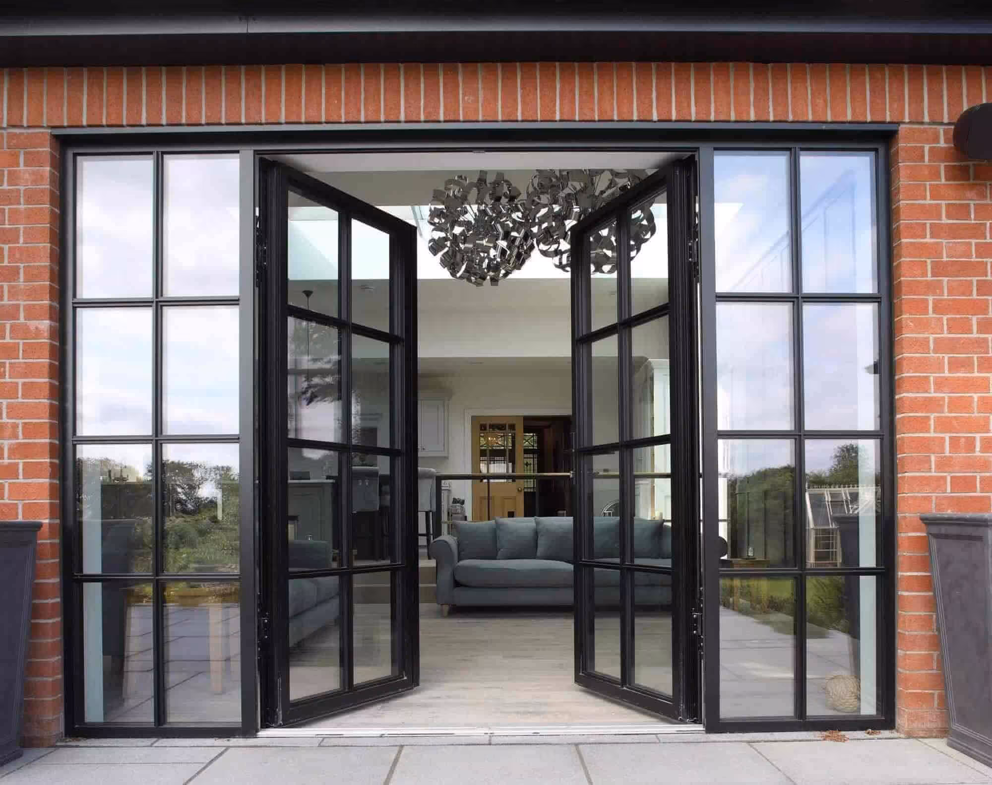 Aluminium French Windows - Architectural Glass Solutions by Vistta Glass